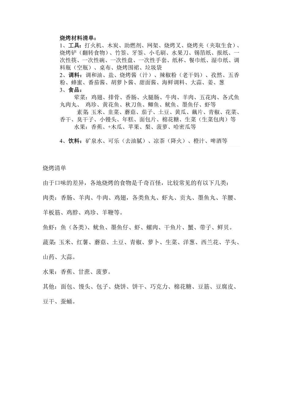 烧烤材料清单_第1页