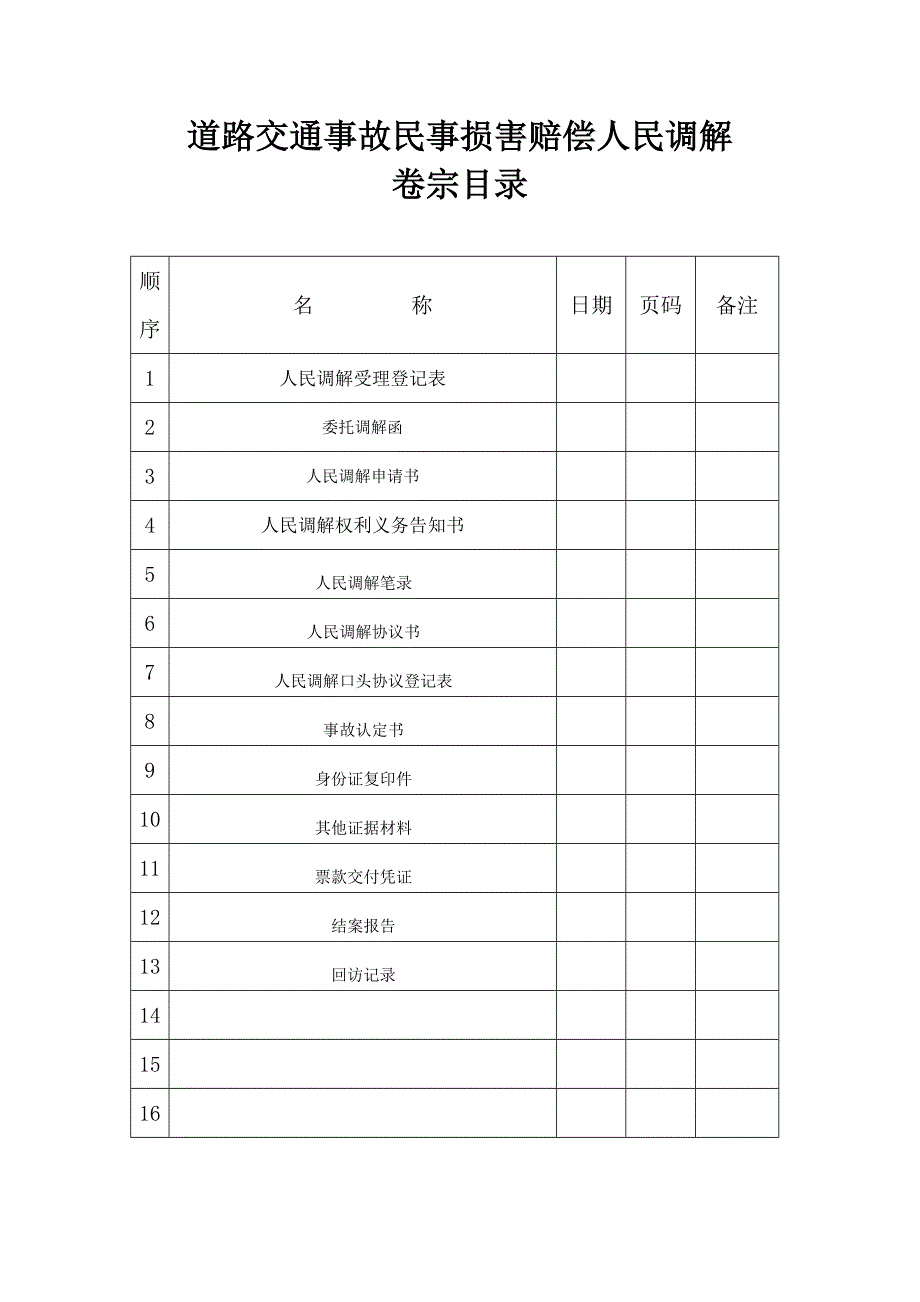 道路交通事故民事损害赔偿人民调解.doc_第2页