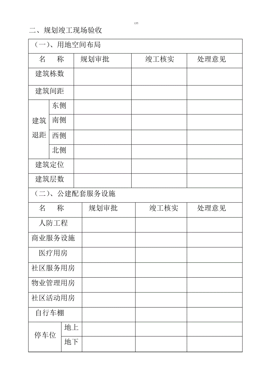 规划竣工验收核实报告_第2页