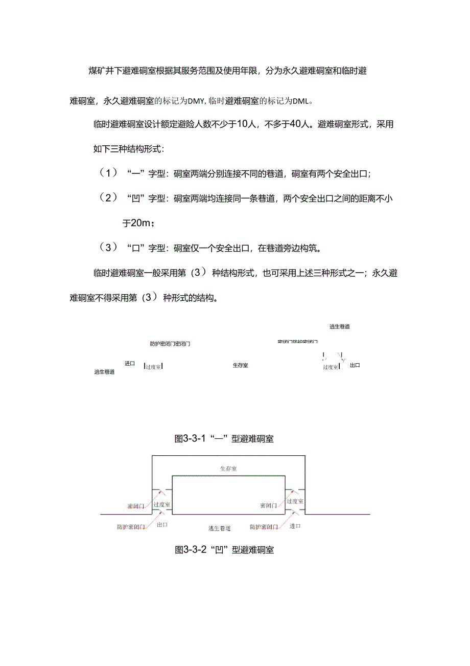 煤矿井下临时避难硐室建设标准_第1页