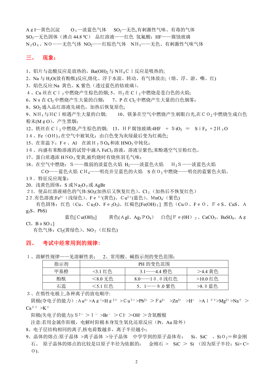 上海高中化学重要知识点详细全总结_第2页