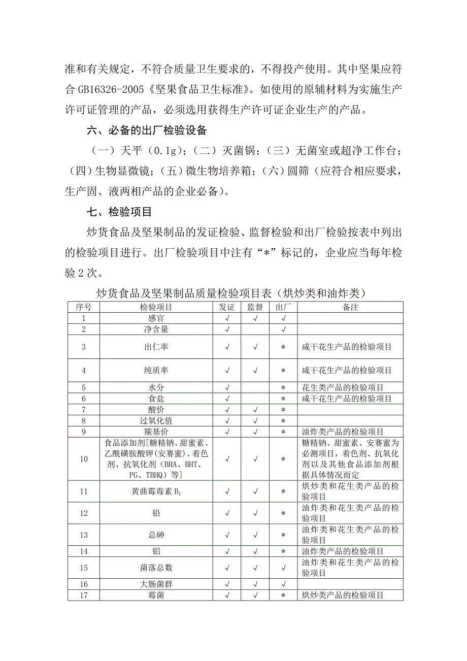 坚果炒货和水果制品生产许可细则.doc_第4页