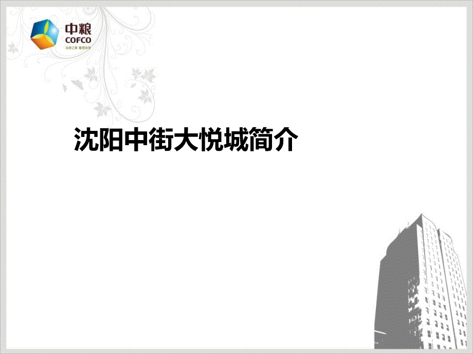 沈阳中街大悦城简介_第1页