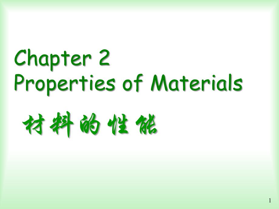 材料科学-材料性能与指标_第1页