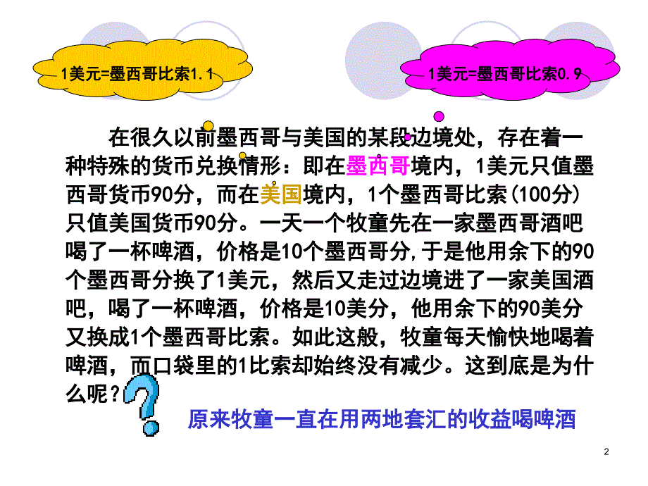 套汇与套利ppt课件_第2页