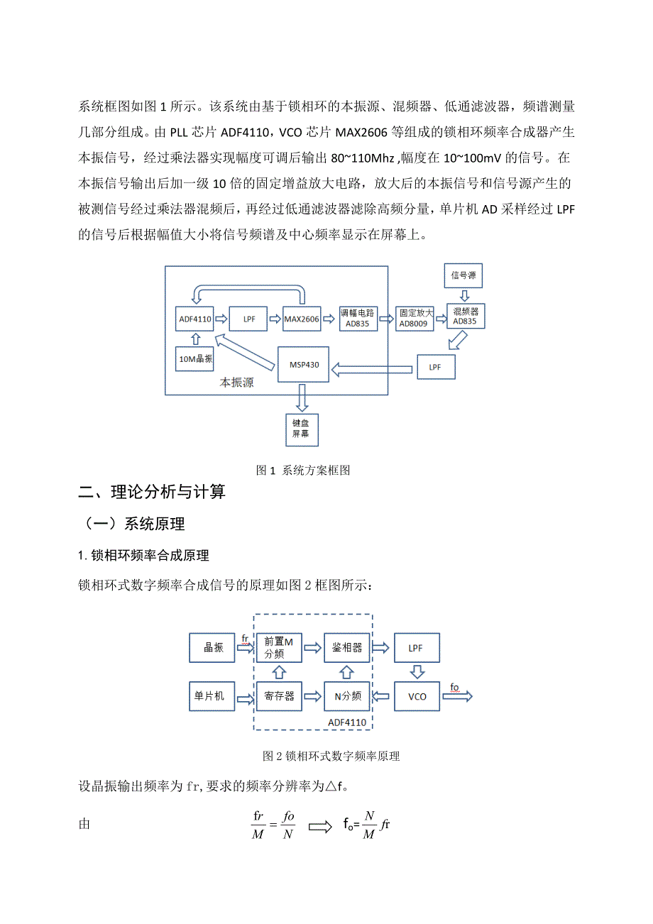 2015全国电设E题报告——基于锁相环的简易频谱仪_第3页