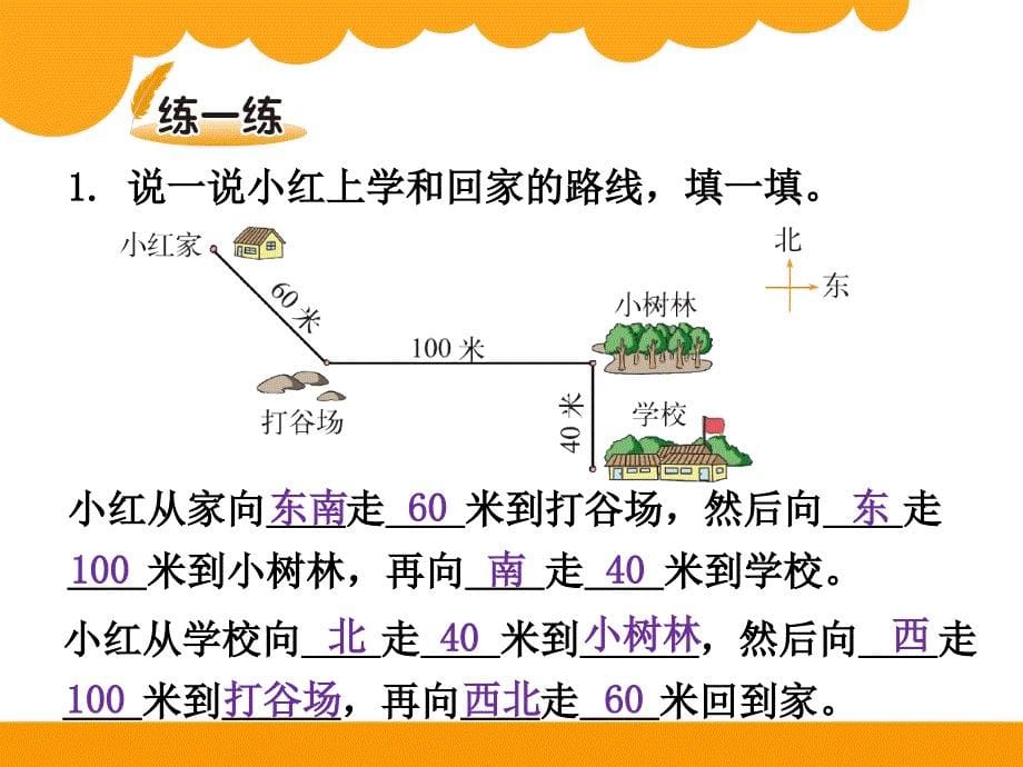 北师大版四年级上册第五单元方向与位置[001]_第5页