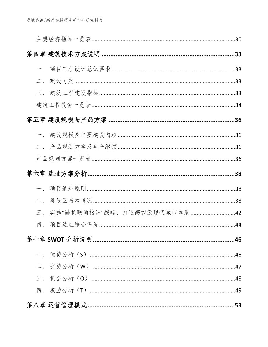 绍兴染料项目可行性研究报告_范文_第3页