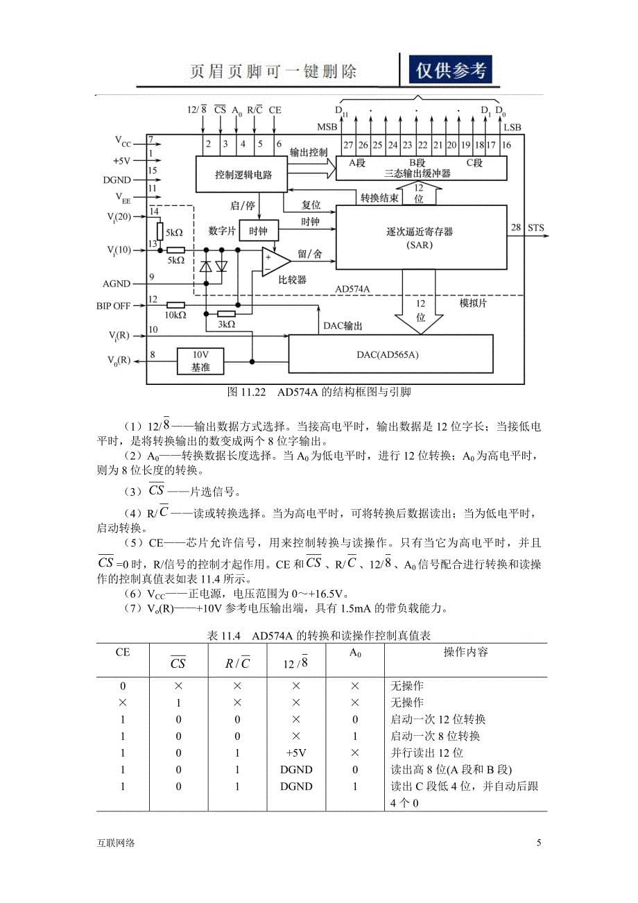 ADC0808芯片中文资料技术学习_第5页