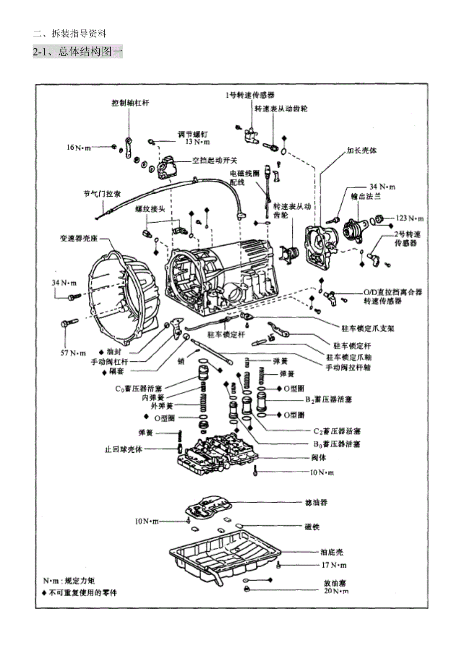 丰田A341E自动变速器拆装指导资料(共11页)_第3页