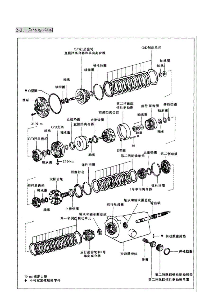 丰田A341E自动变速器拆装指导资料(共11页)_第4页