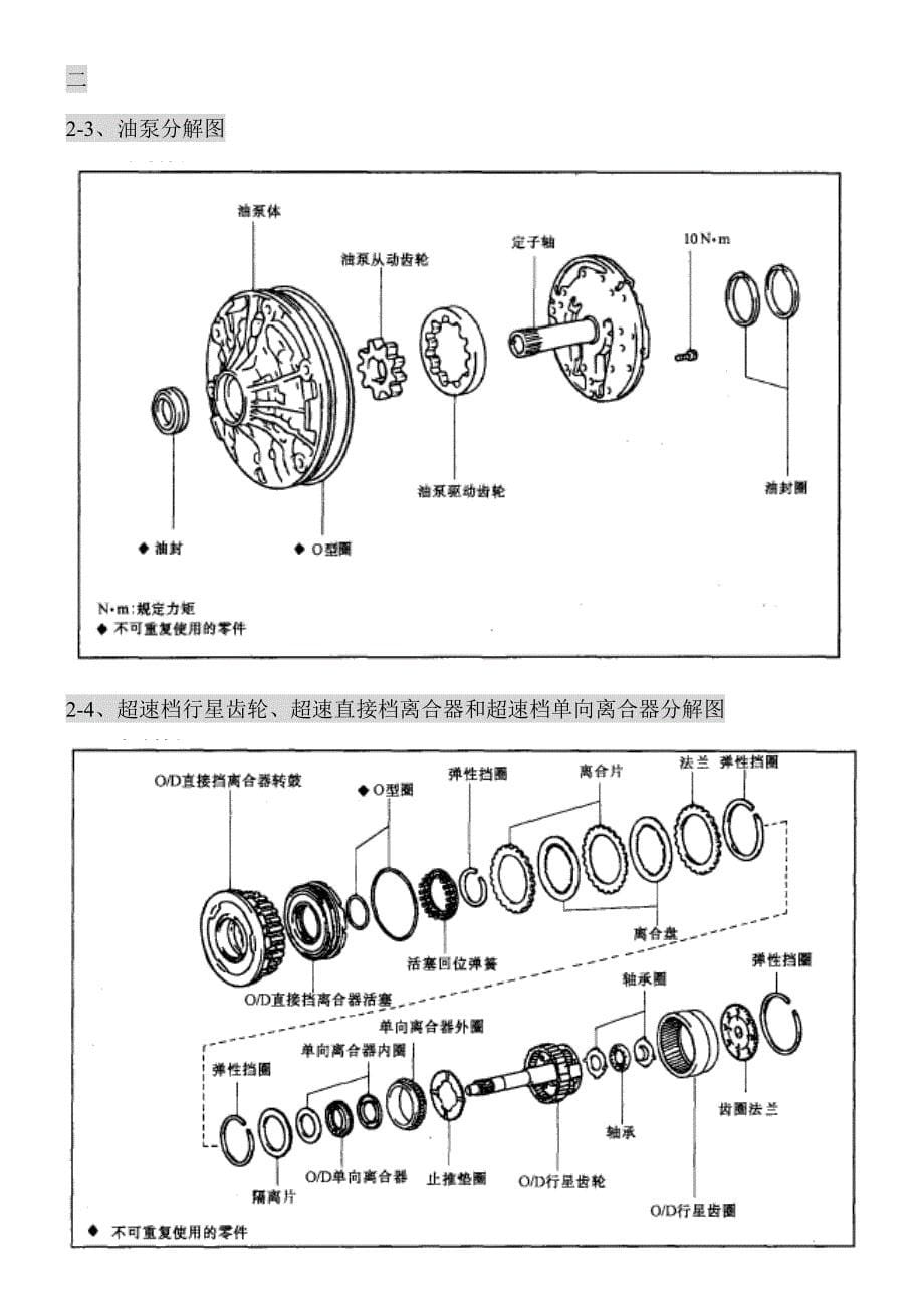 丰田A341E自动变速器拆装指导资料(共11页)_第5页