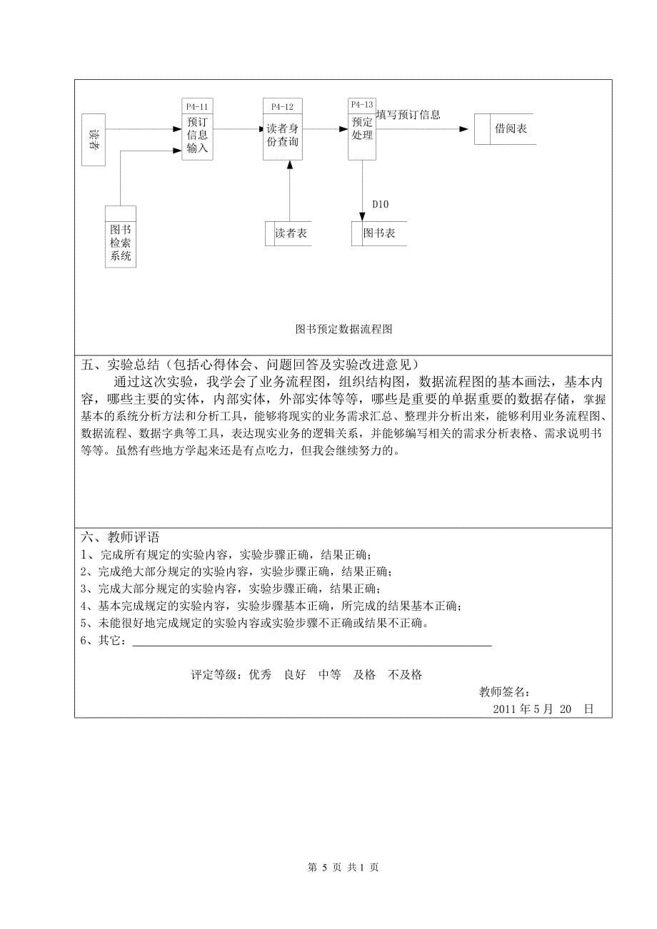 081541320 曾华平《管理信息系统》实验报告实验二_第5页