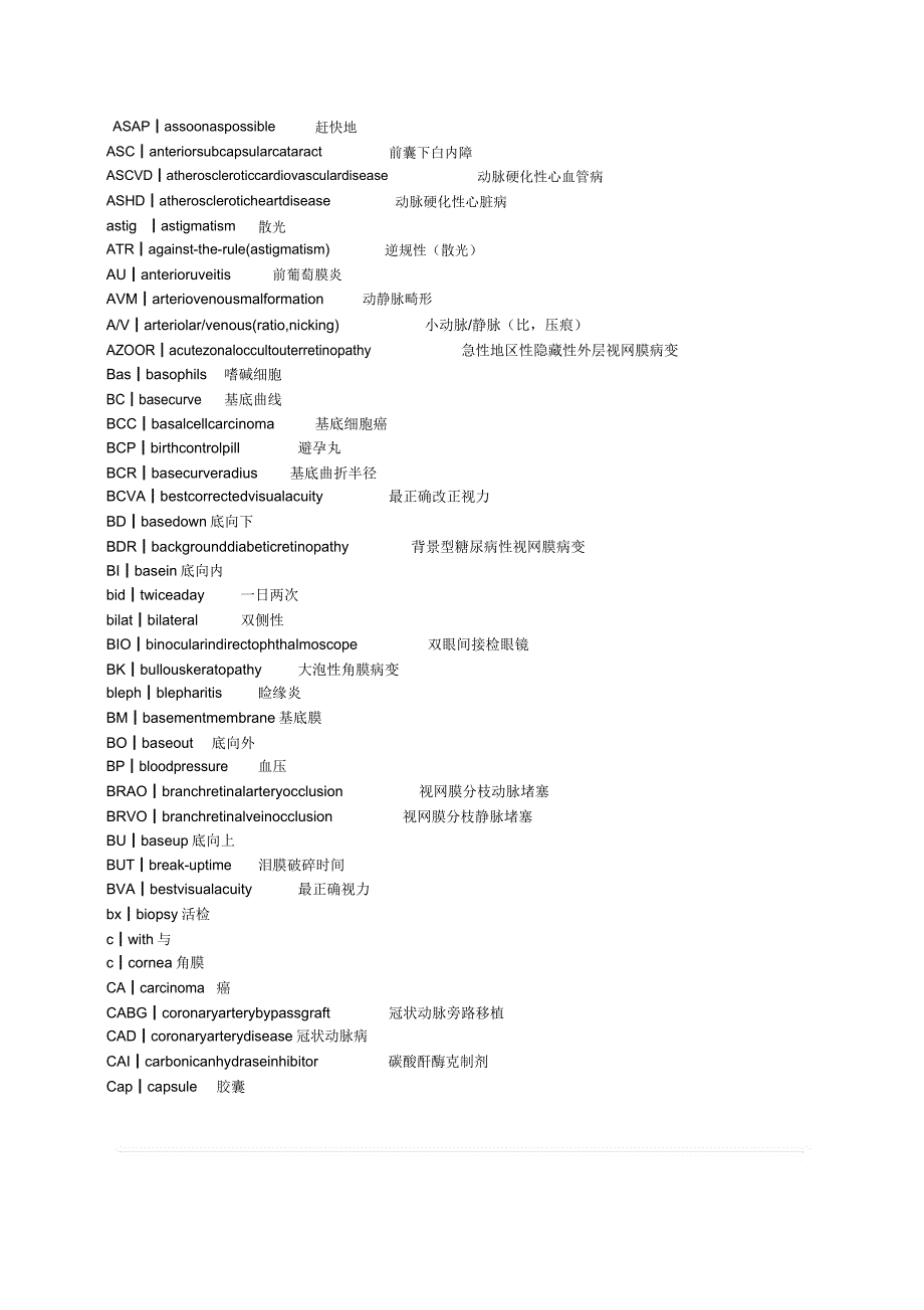 眼科常用中英文缩写题库.doc_第2页