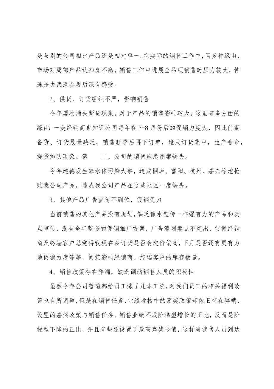 业务员销售年终总结.docx_第5页