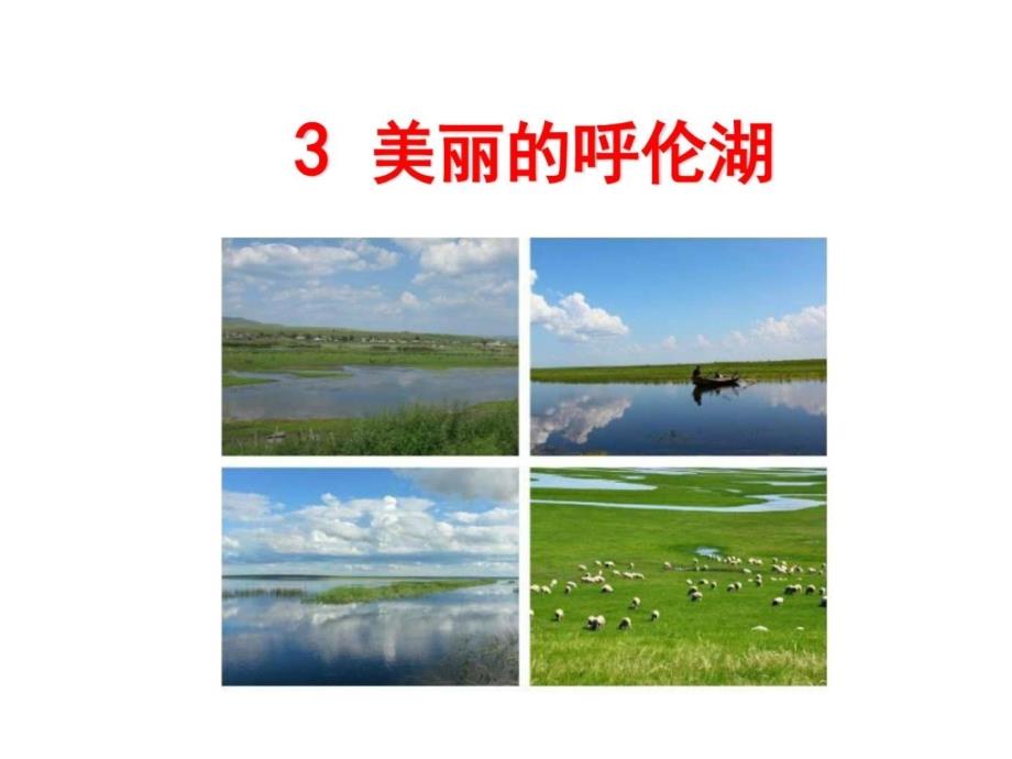 冀教版小学二年级语文上册3美丽的呼伦湖图文.ppt_第1页