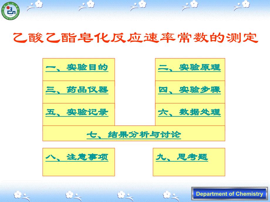 25乙酸乙酯皂化反应速率常数的测定_第1页