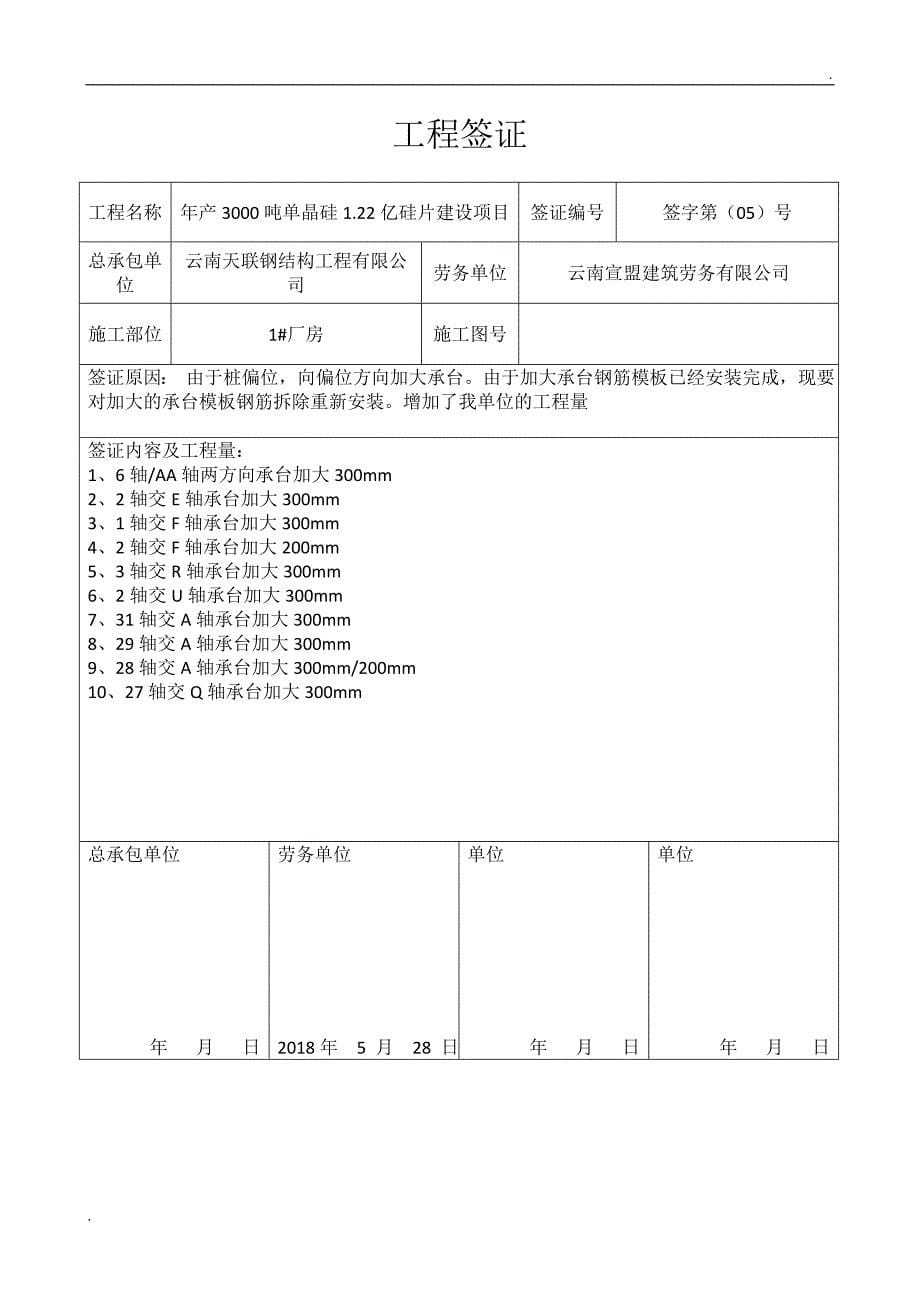 工程现场签证单模板_第5页