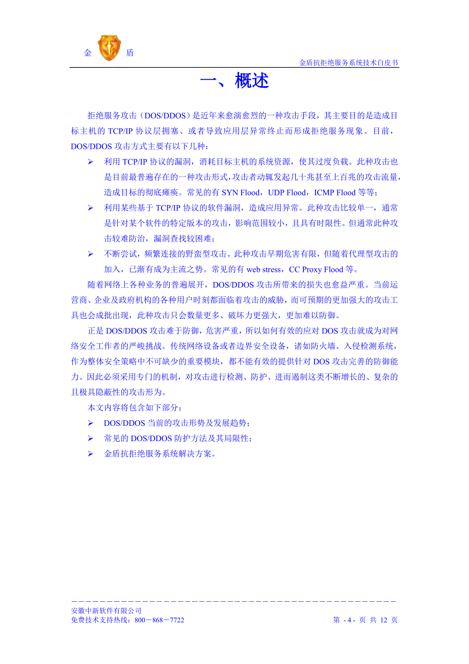 金盾抗DDOS防火墙白皮书.doc_第4页