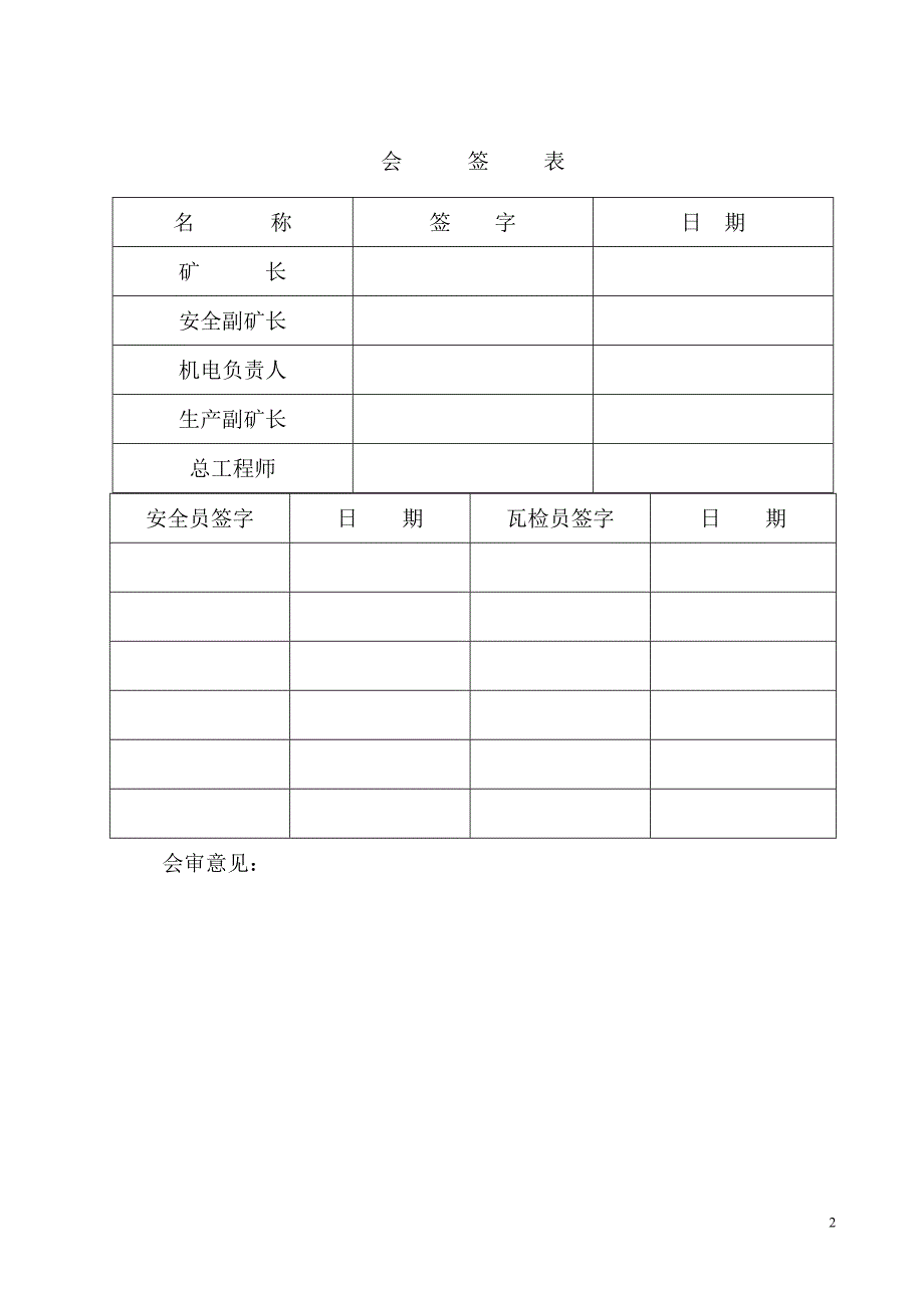 防突钻场施工巷作业规程_第2页