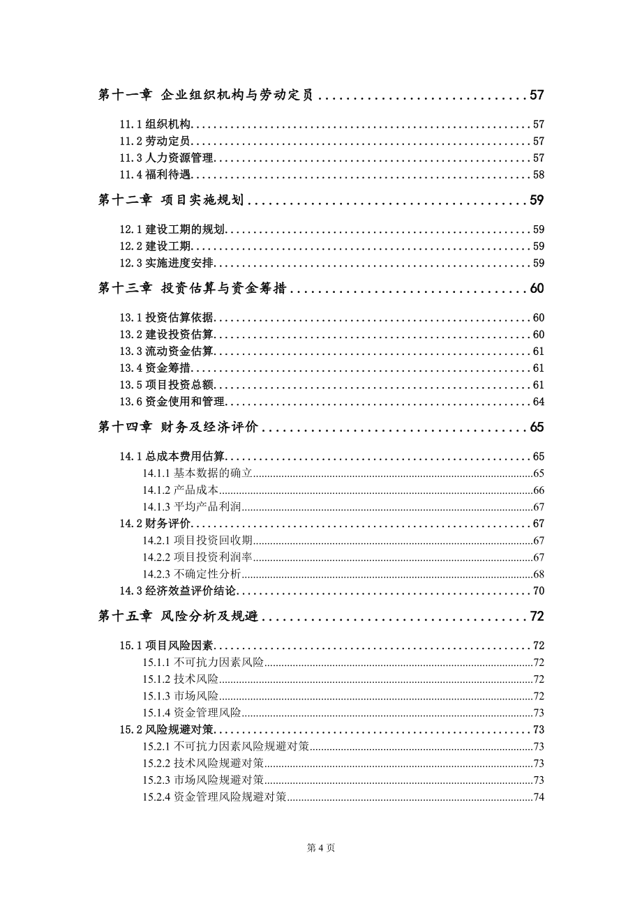 玄武岩纤维生产项目可行性研究报告-用于立项备案_第5页