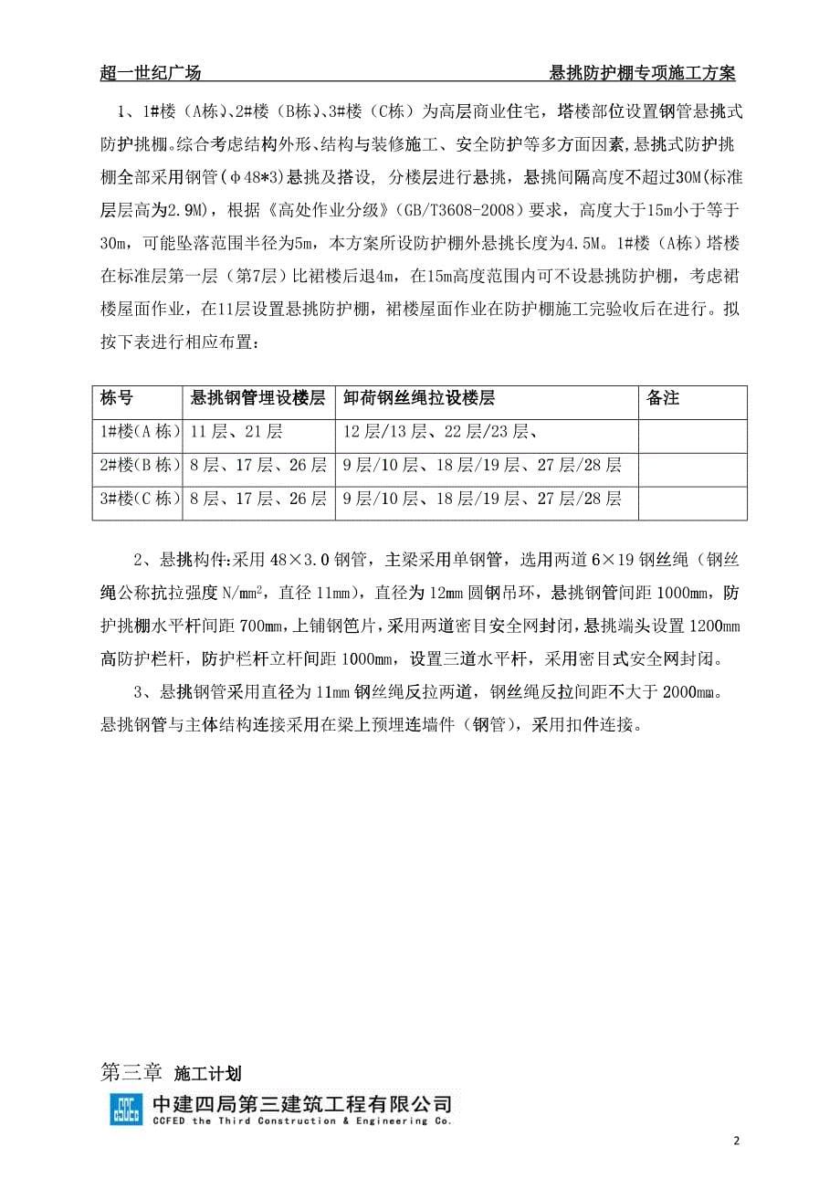 防护挑棚专项施工方案培训资料_第5页