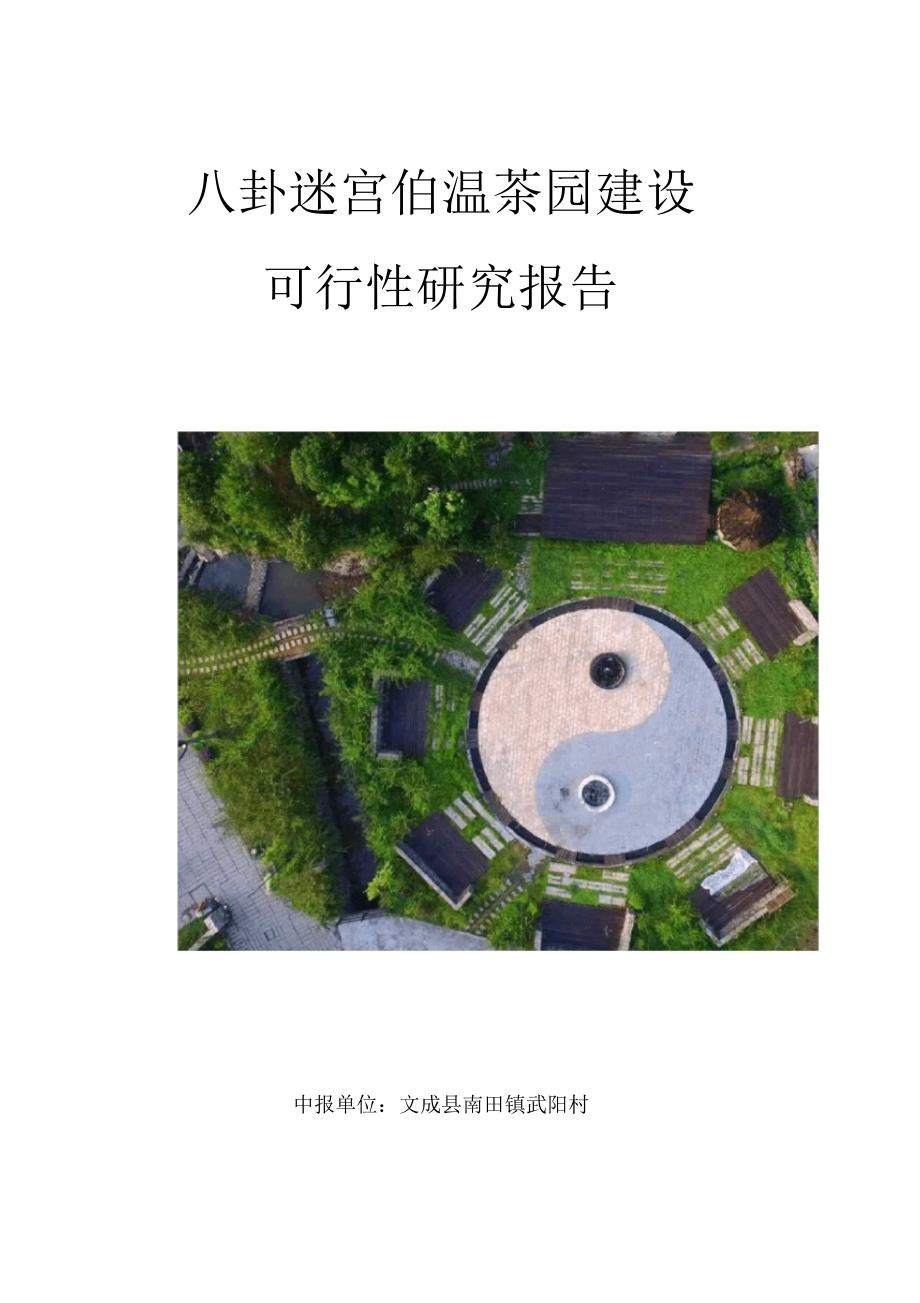 八卦迷宫伯温茶园建设可行性研究报告_第1页