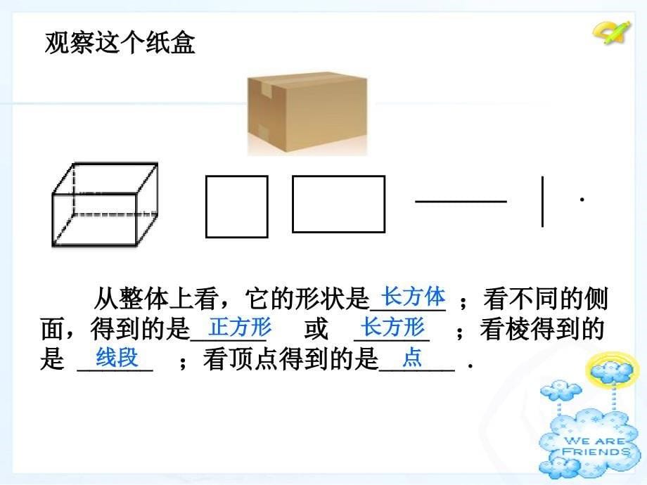 初中七年级人教版数学上第四章411_立体图形与平面图形课件_第5页