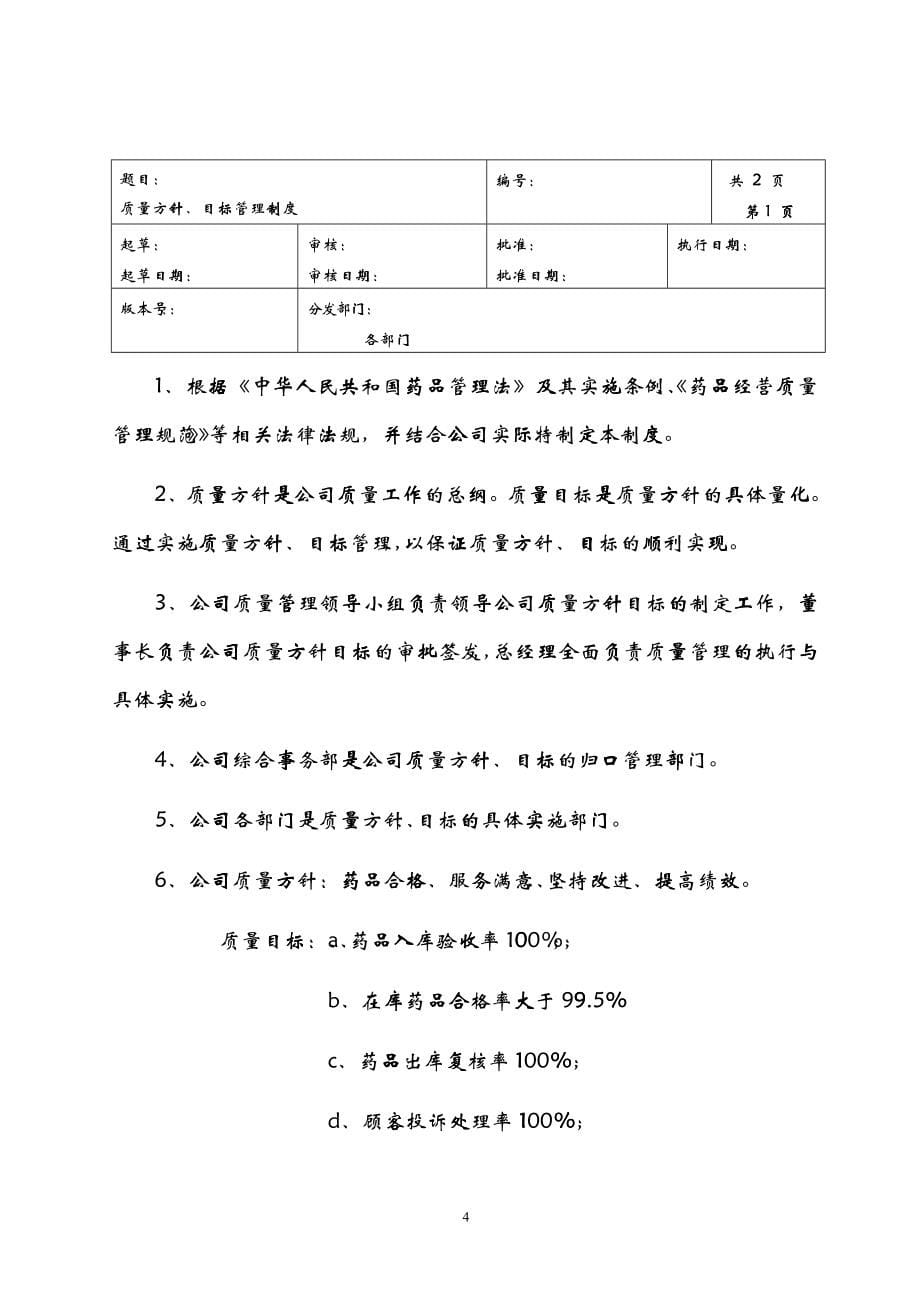 XXXX年度药品经营质量管理制度修改稿_第5页