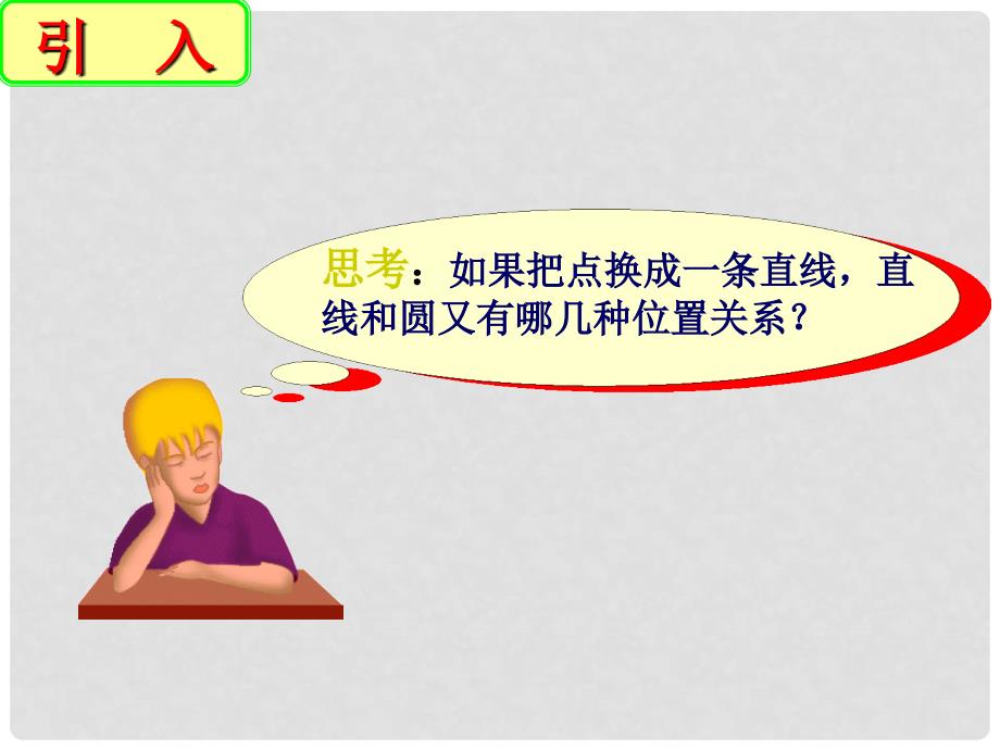 江苏省太仓市第二中学九年级数学《5.5直线与圆的位置关系（1）》课件 人教新课标版_第3页