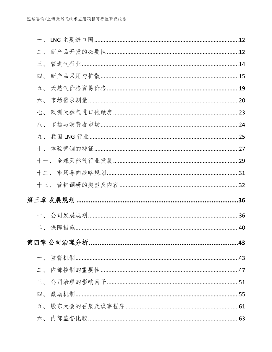 上海天然气技术应用项目可行性研究报告（模板范本）_第3页