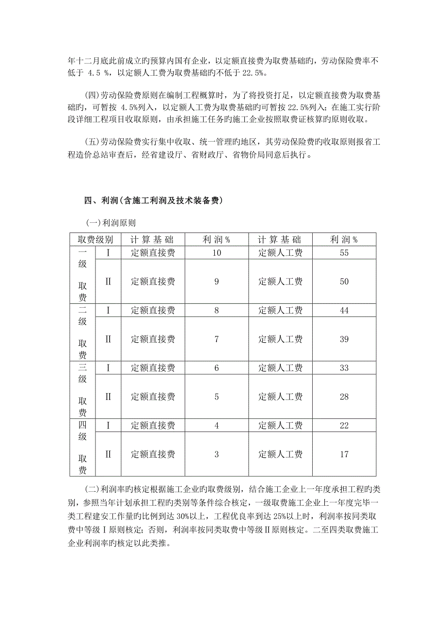 四川取费费率概要_第4页