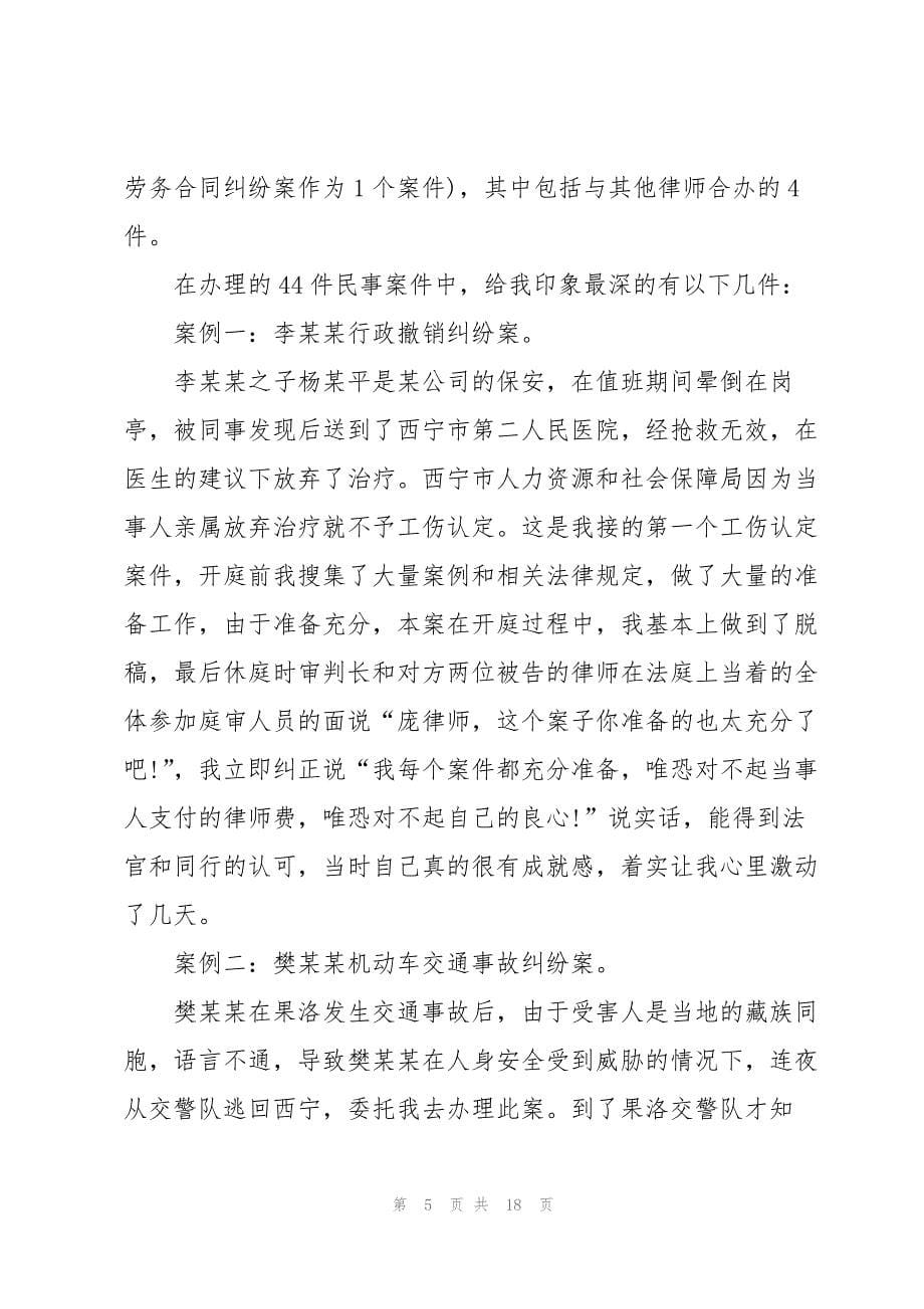 2023年律师个人工作总结5篇.docx_第5页