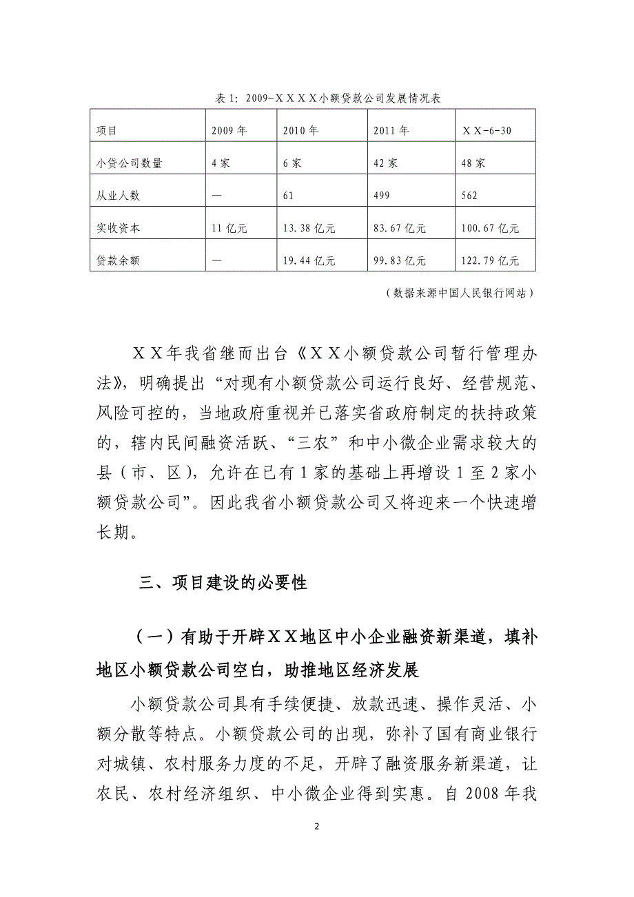 关于在设立系列小额贷款公司及其管理总部项目建议书_第4页