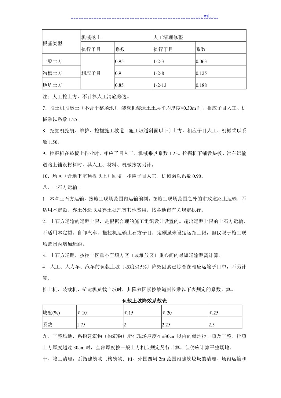 山东2016建筑工程定额说明和计算规则_第4页