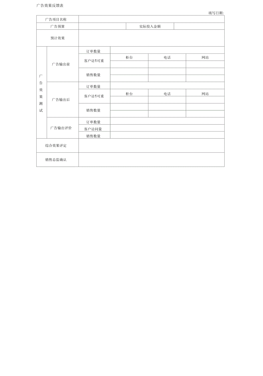 广告效果反馈表_第3页