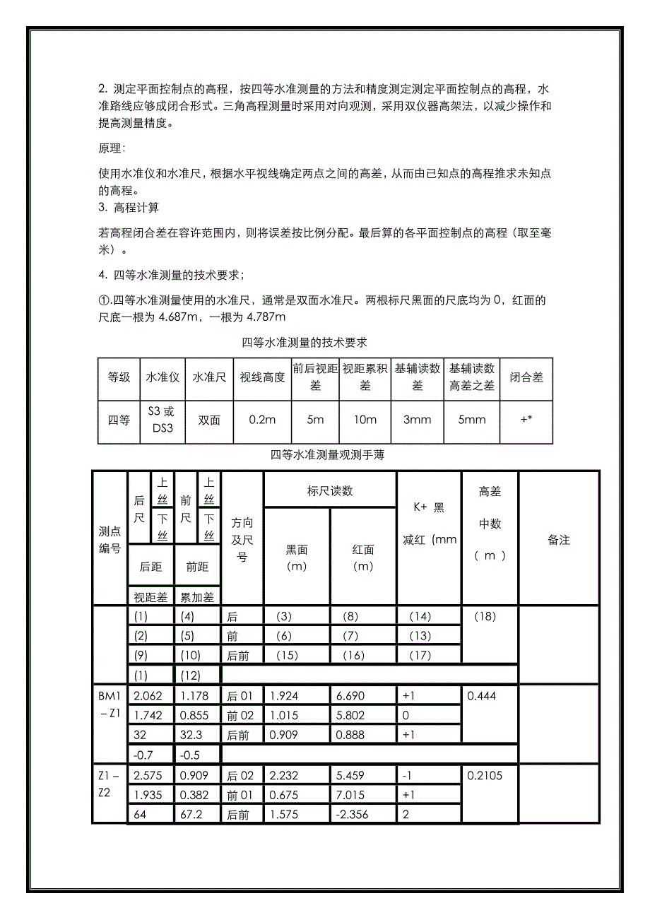 测量实习报告_第3页