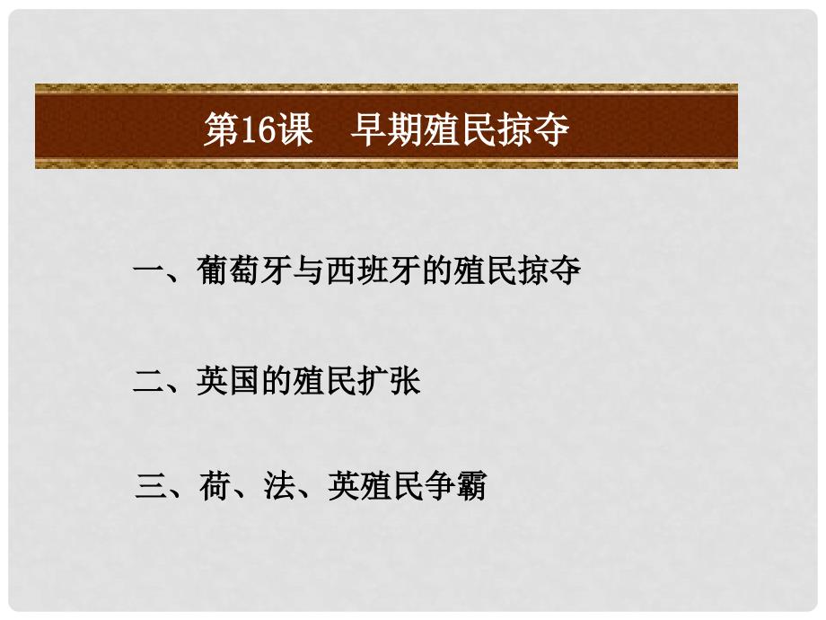 九年级历史上册 第五单元 步入近代 第17课 早期殖民掠夺课件1 新人教版_第2页