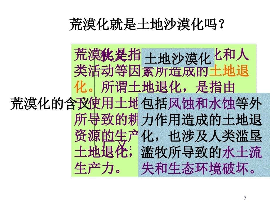 荒漠化的危害与治理以我国西北地区为例_第5页