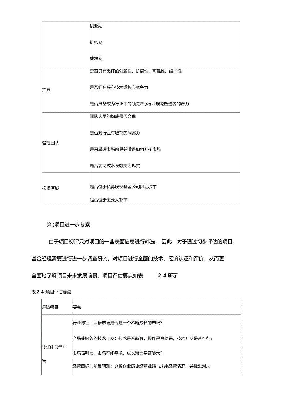 私募股权投资基金投资流程之项目寻找与评价_第4页