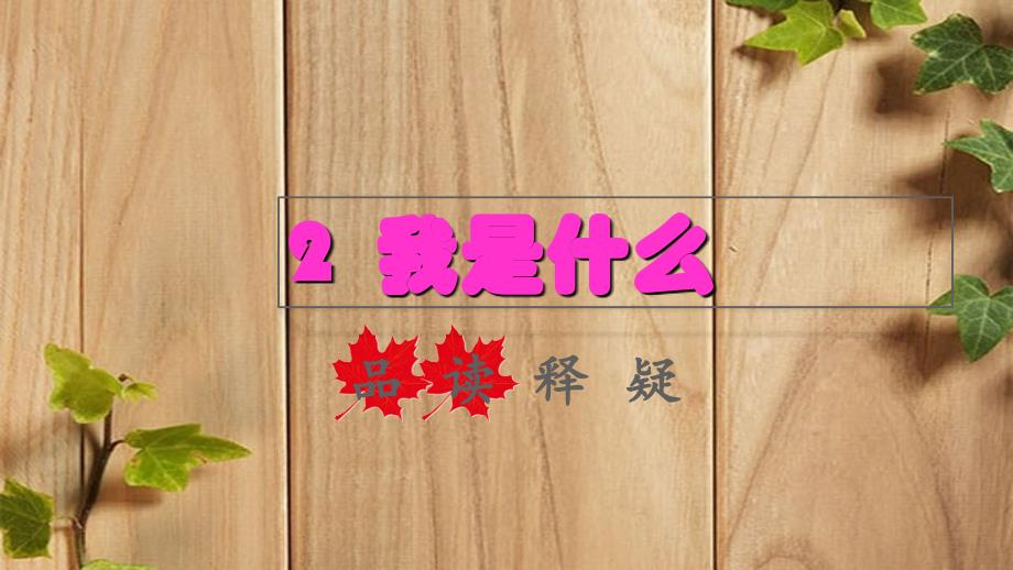 二年级语文上册课文12我是什么品读释疑课件新人教版_第1页