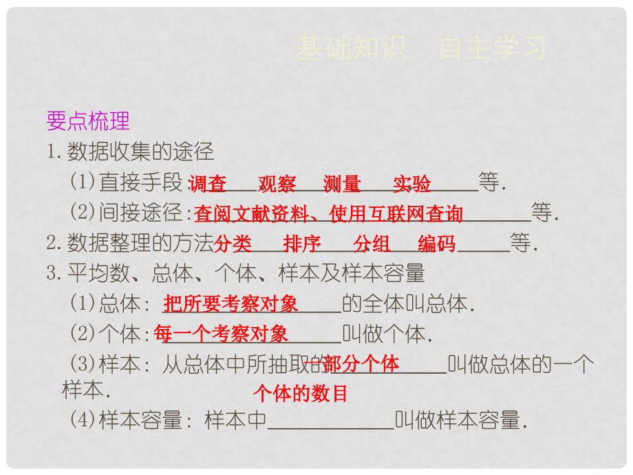 中考数学复习 第四章统计与概率 第16课 数据的收集与整理课件_第3页