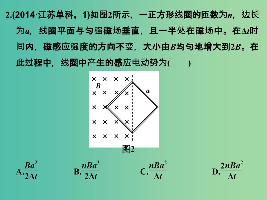 高考物理二轮复习 专题四 电路与电磁感应 第2讲 电磁感应规律及其应用课件.ppt_第4页