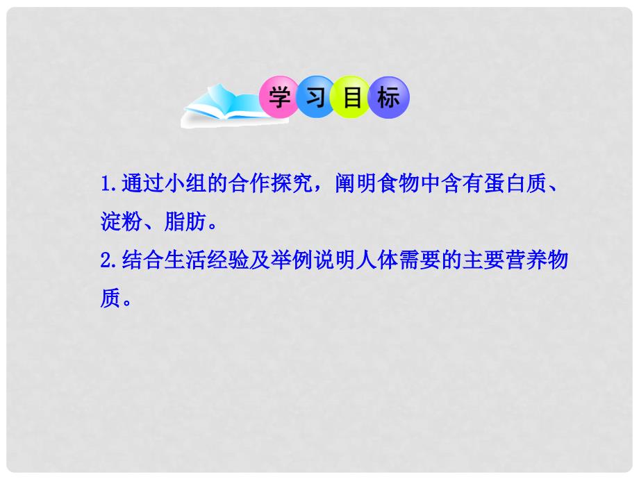 七年级生物下册 第9章 第一节 人体需要的主要营养物质课件 苏教版_第3页