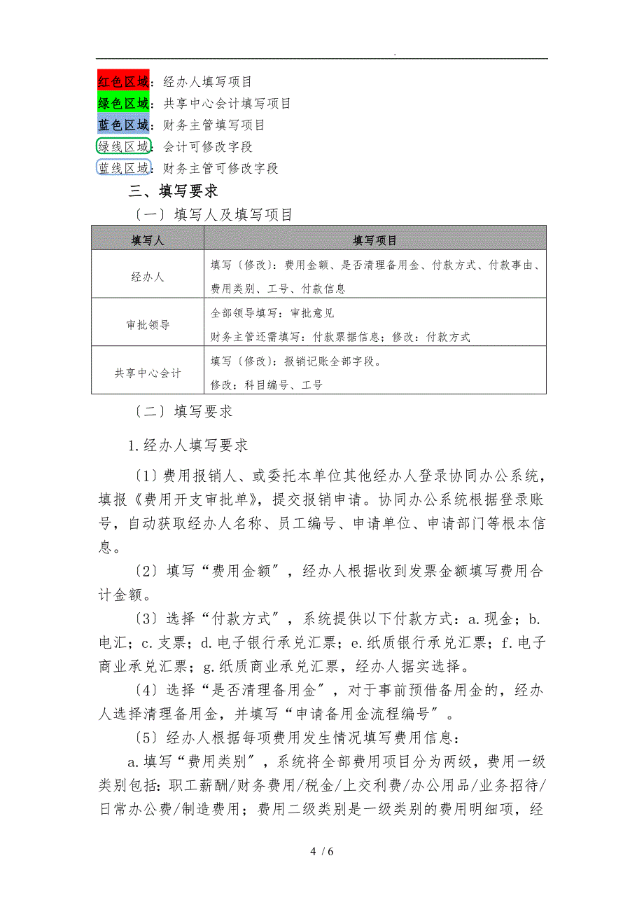 财务共享中心_费用报销流程图_第4页
