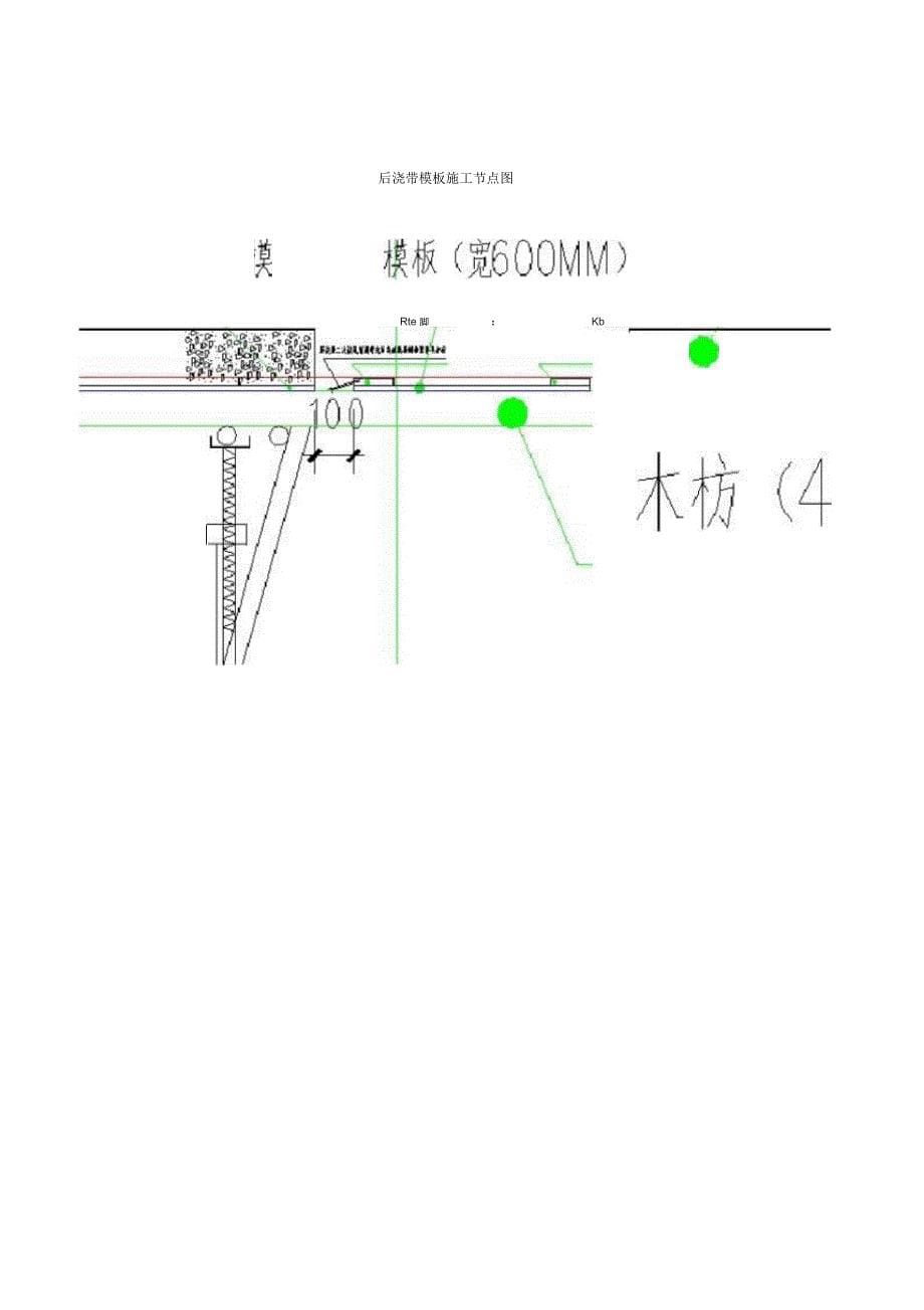 后浇带脚手架、模板施工方案完整_第5页