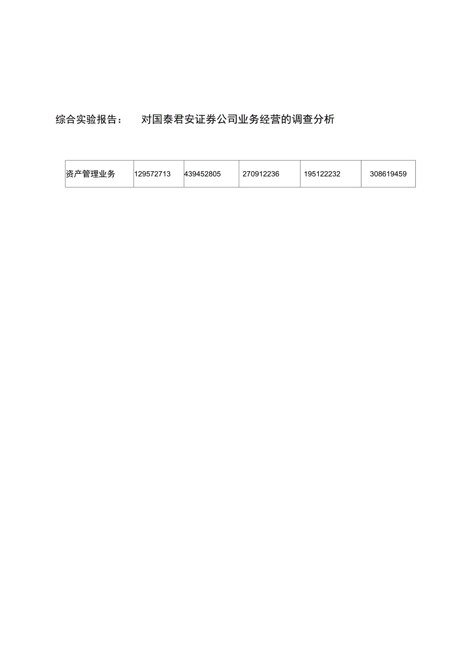 国泰君安证券公司业务经营的调查分析报告_第2页