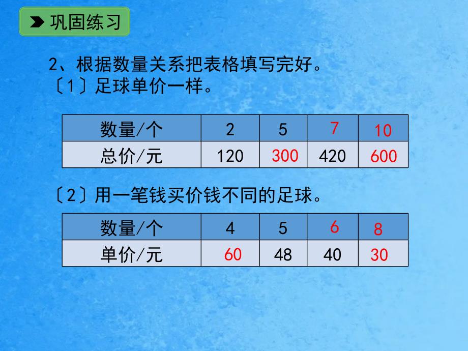 四年级下册数学1.9整理与应用一1浙教版ppt课件_第4页