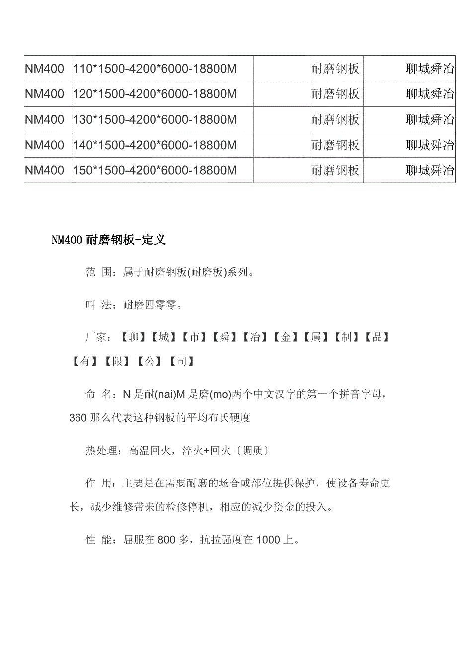 nm400耐磨板,nm400耐磨钢板_第2页