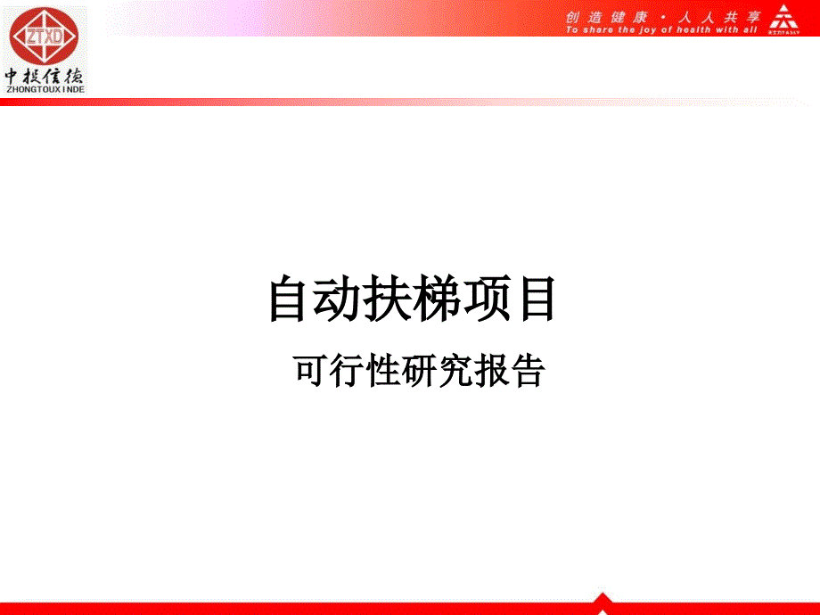 自动扶梯项目可行性研究报告_第1页